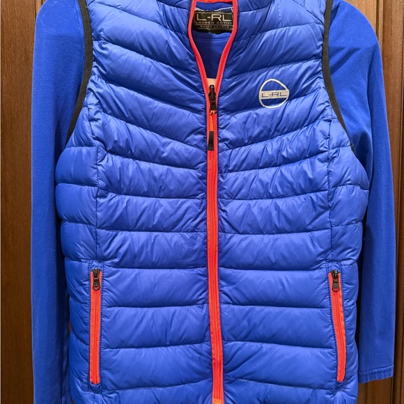 Ralph Lauren Other - Ralph Lauren Kids Puffer Jacket in Blue with Orange Trim